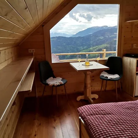 Scenic Glamping Huts With Mountain Views Near Ljubno Ob Savinji, Slovenia Tatil Evi