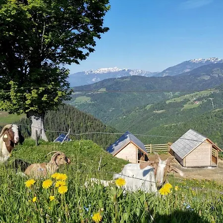 Scenic Glamping Huts With Mountain Views Near Ljubno Ob Savinji, Slovenia Ferienhaus