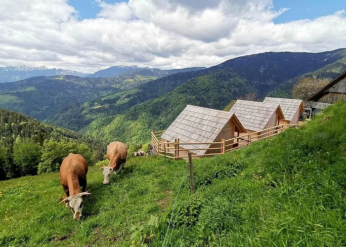Scenic Glamping Huts With Mountain Views Near Ljubno Ob Savinji, Slovenia Casa vacanze Mozirje