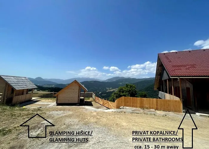 Scenic Glamping Huts With Mountain Views Near Ljubno Ob Savinji, Slovenia *